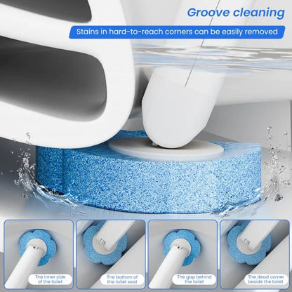 Toilet Brush Disposable Wall Mounted Toilet Brush with Extended Handle Cleaning Set Replacement Head Wc Accessories Toilet Brush