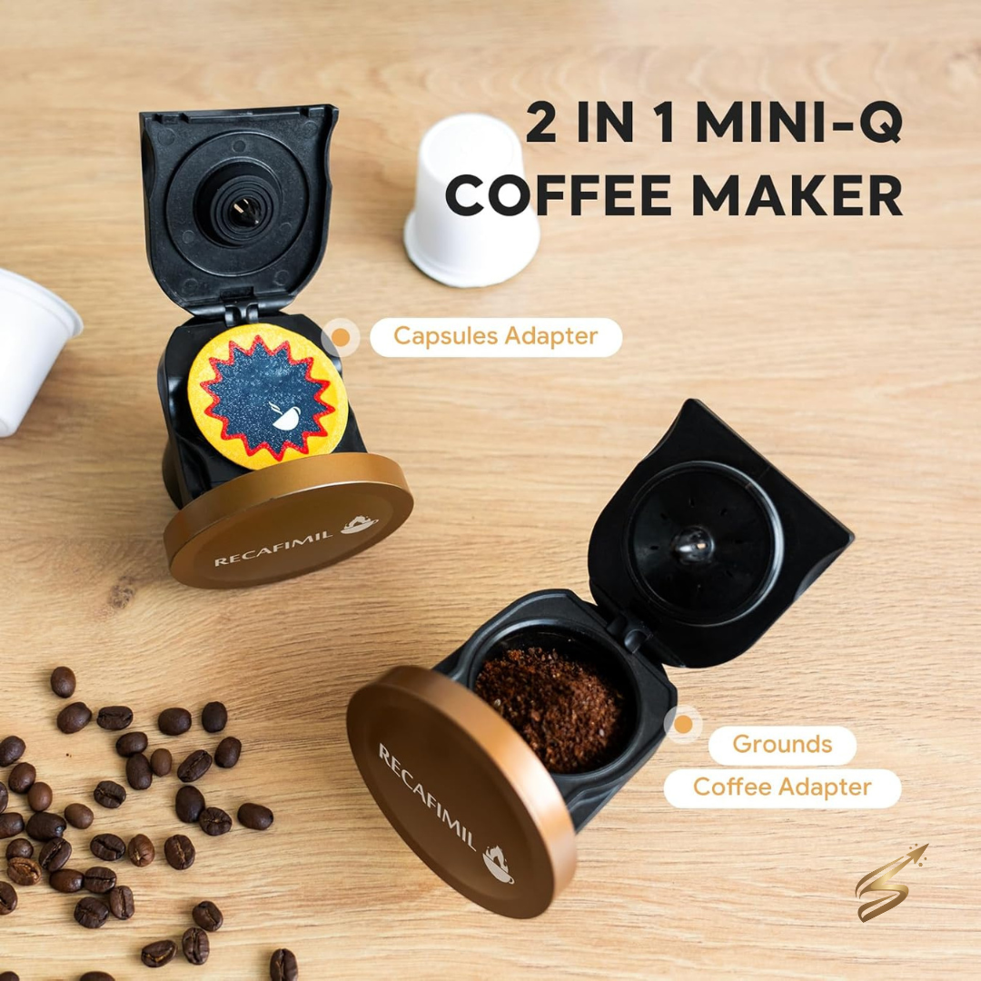 Cafetera 2 en 1 versátil para preparar el café perfecto en cada ocasión