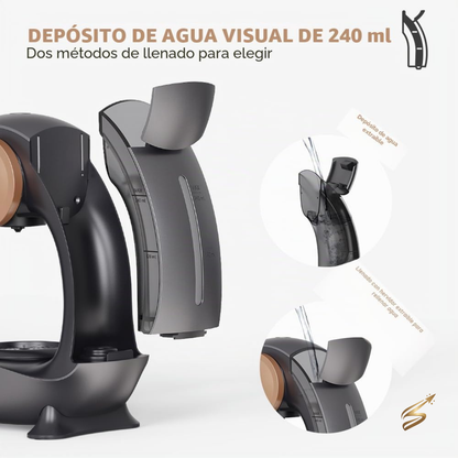 Cafetera 2 en 1 versátil para preparar el café perfecto en cada ocasión