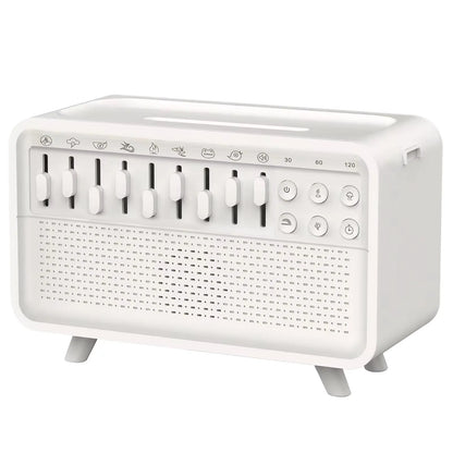 Transform Your Space with the 4-in-1 HIFI Bluetooth Speaker: LED Night Light, White Noise Sleep Aid, and Humidifier!